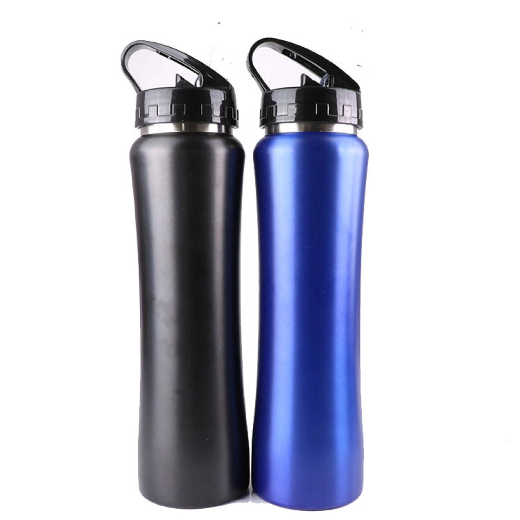 21 oz single wall metal sport bottle with straw, custom water bottle with logo imprint 6