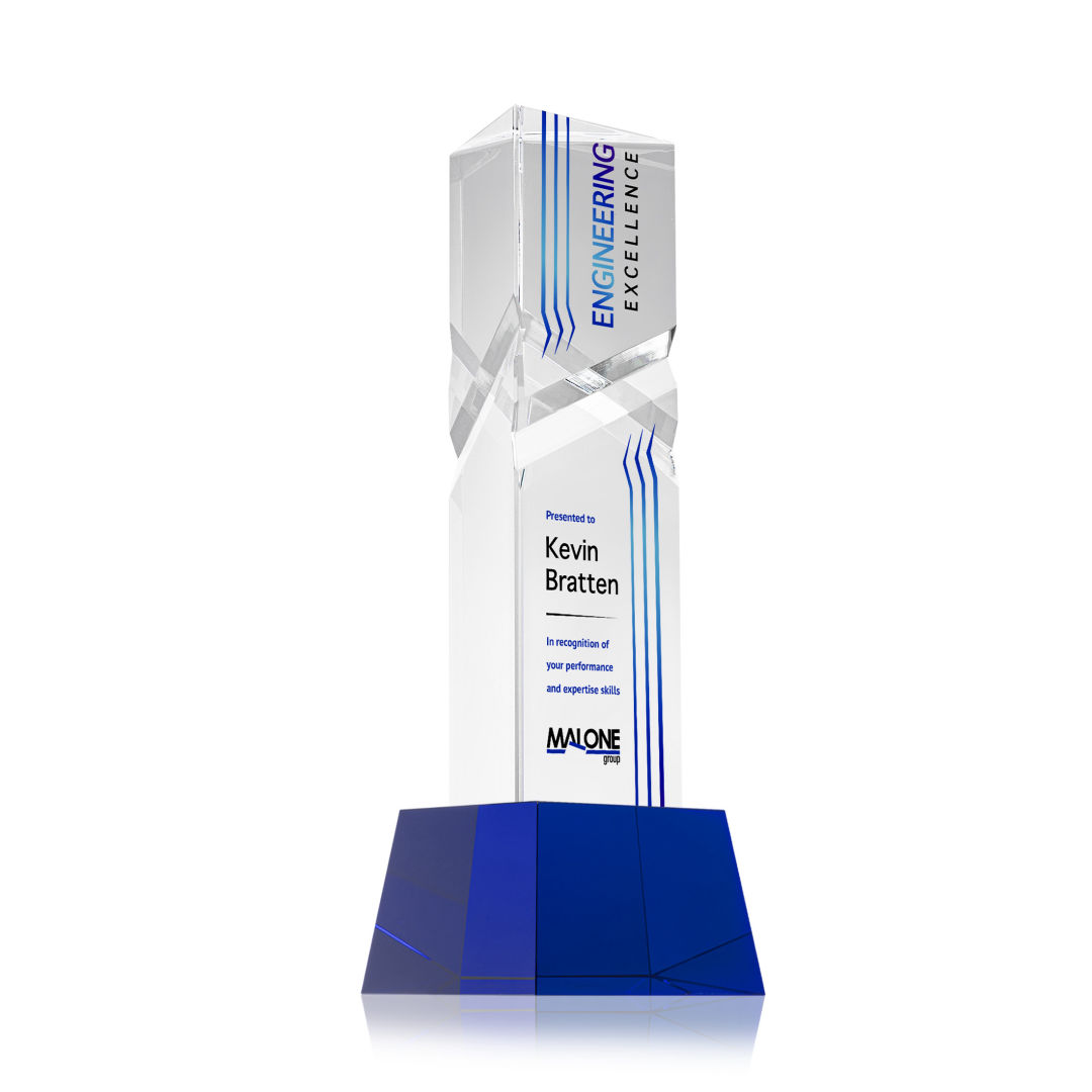 Oakham VividPrint™ Award on Robson Base - Blue 14