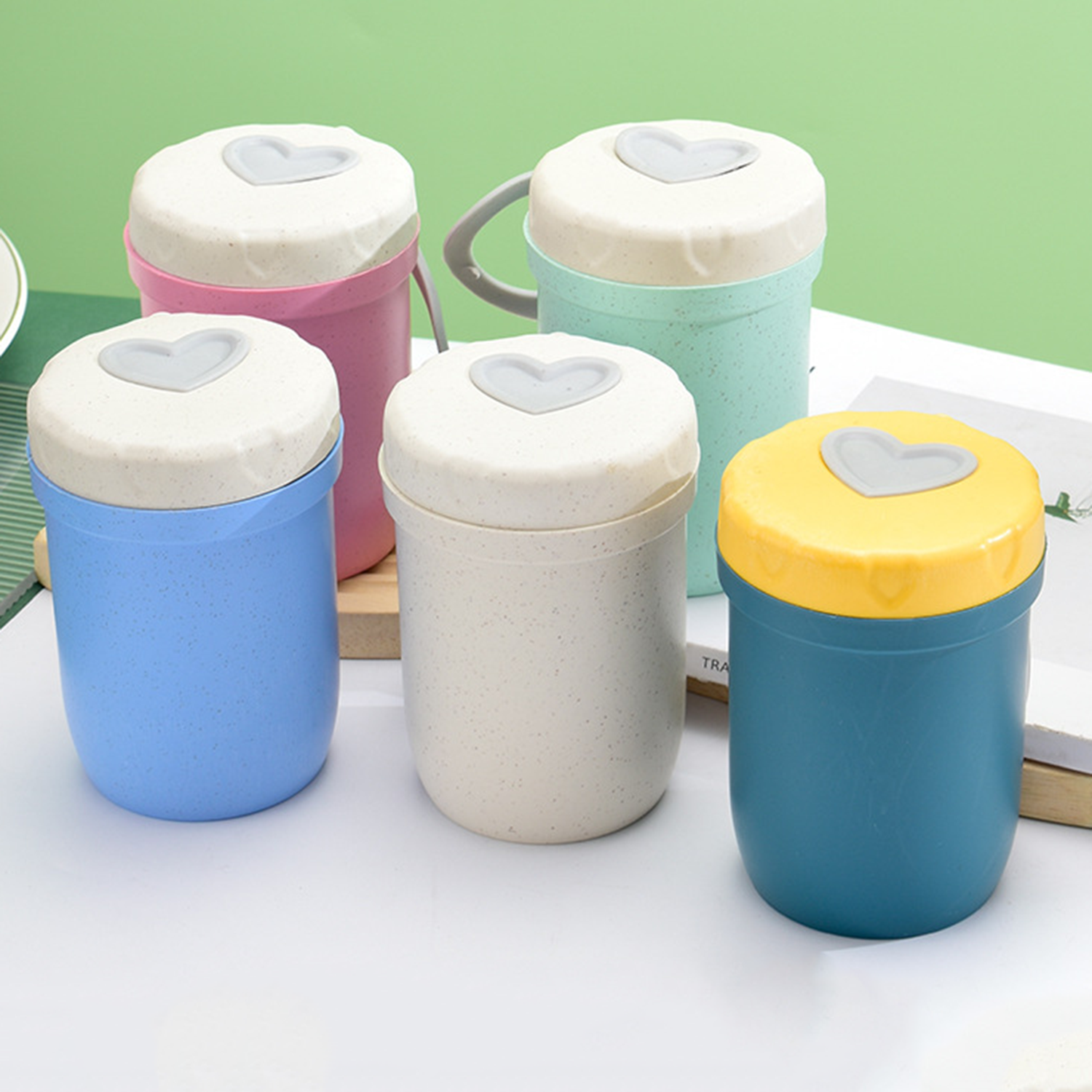 Wheat Straw Double layer Cup 4