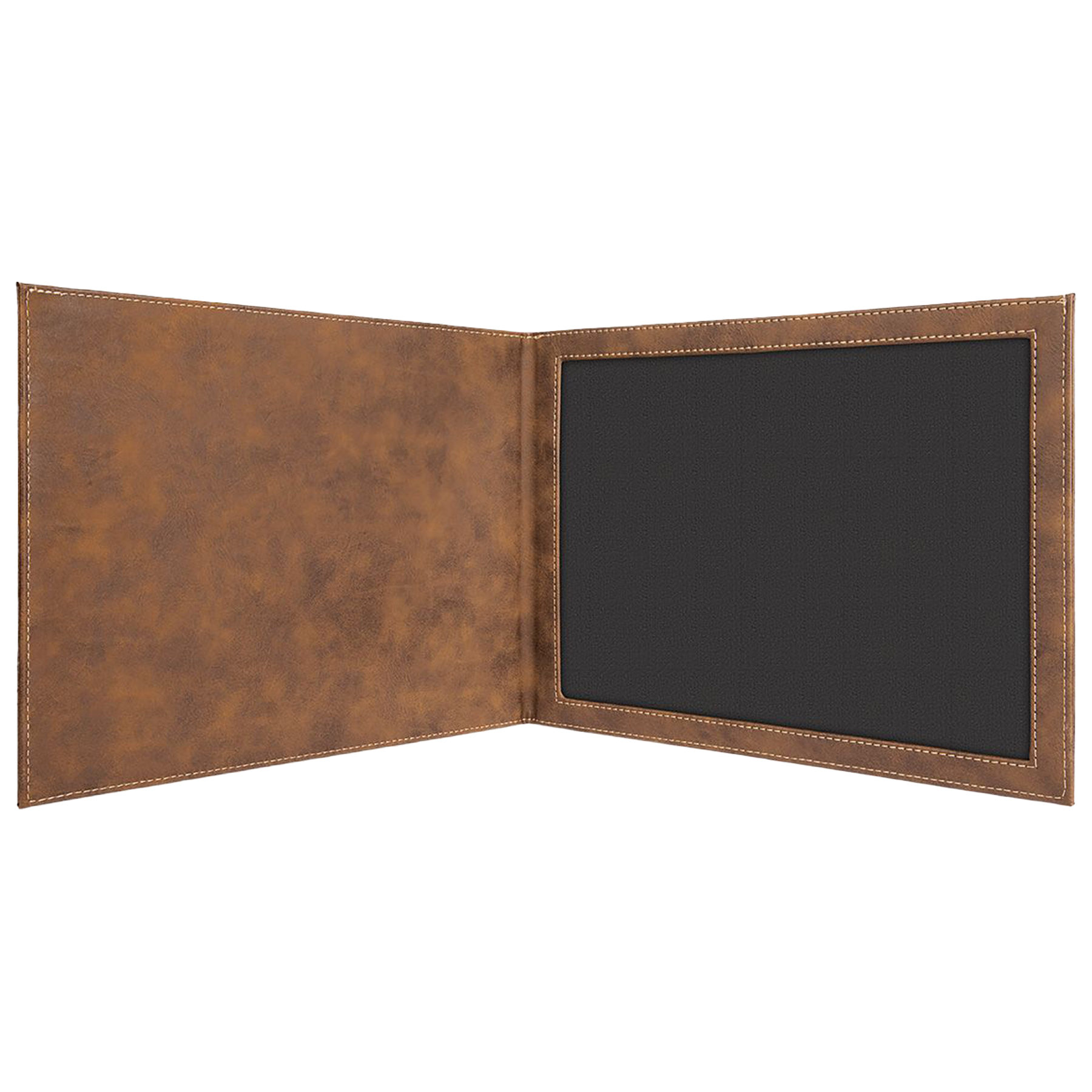Rustic/Gold Leatherette Certificate Holder 2