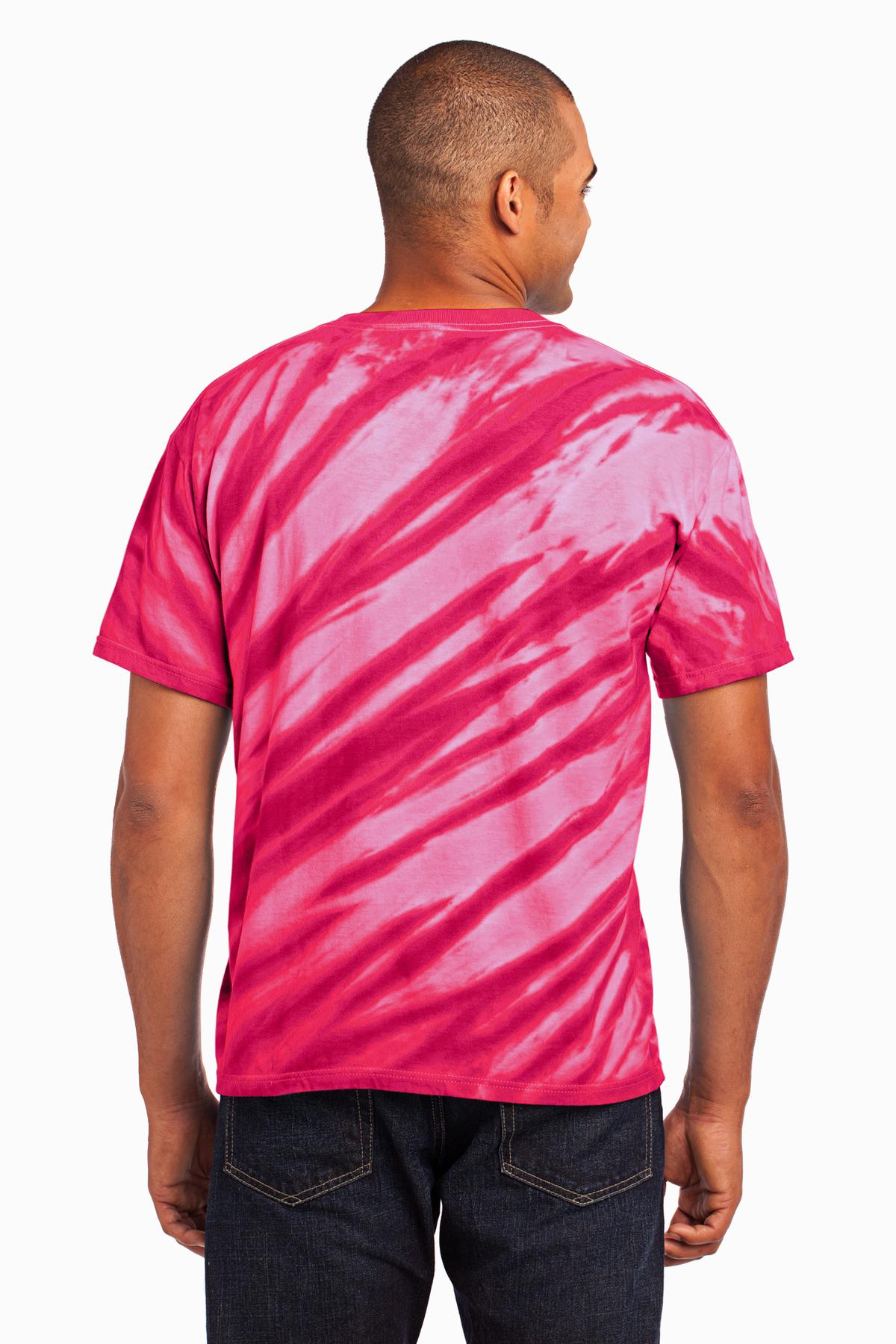 Port & Co Tiger Stripe Tie-Dye Tee. PC148 32