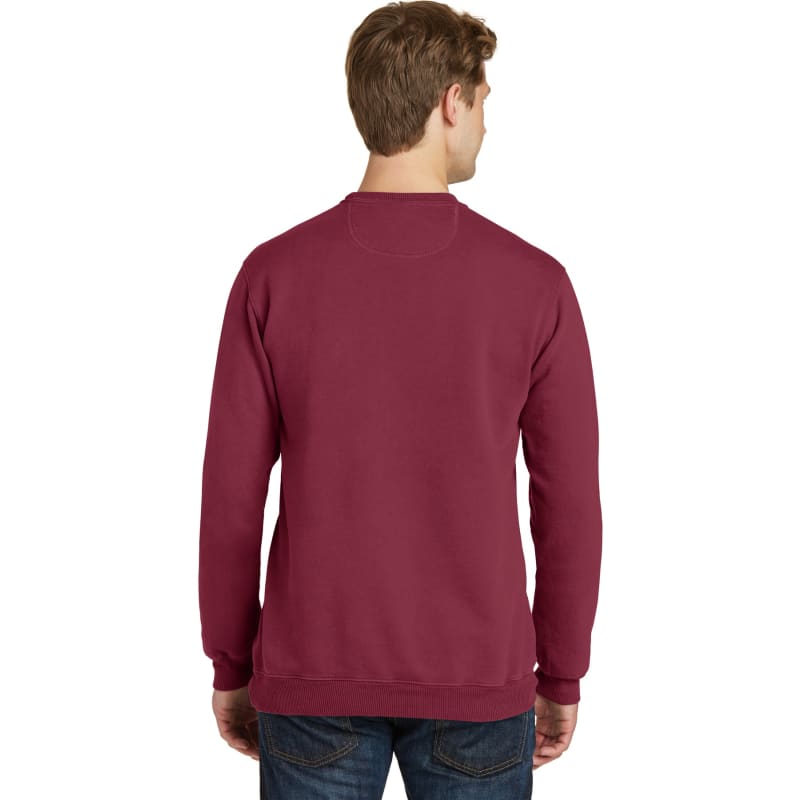Port & Company Beach Wash Garment-Dyed Crewneck Sweatshirt, custom hoodie or sweatshirt with logo imprint 124