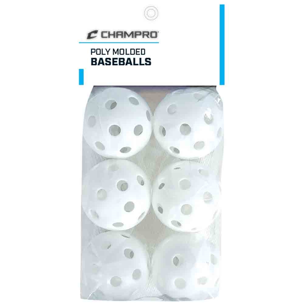 Poly Baseballs - 6 Pack