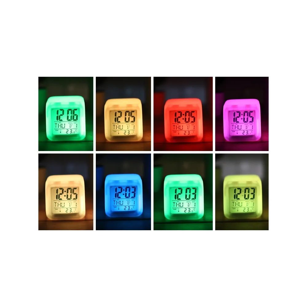 Color Change Digital Alarm Clock 2