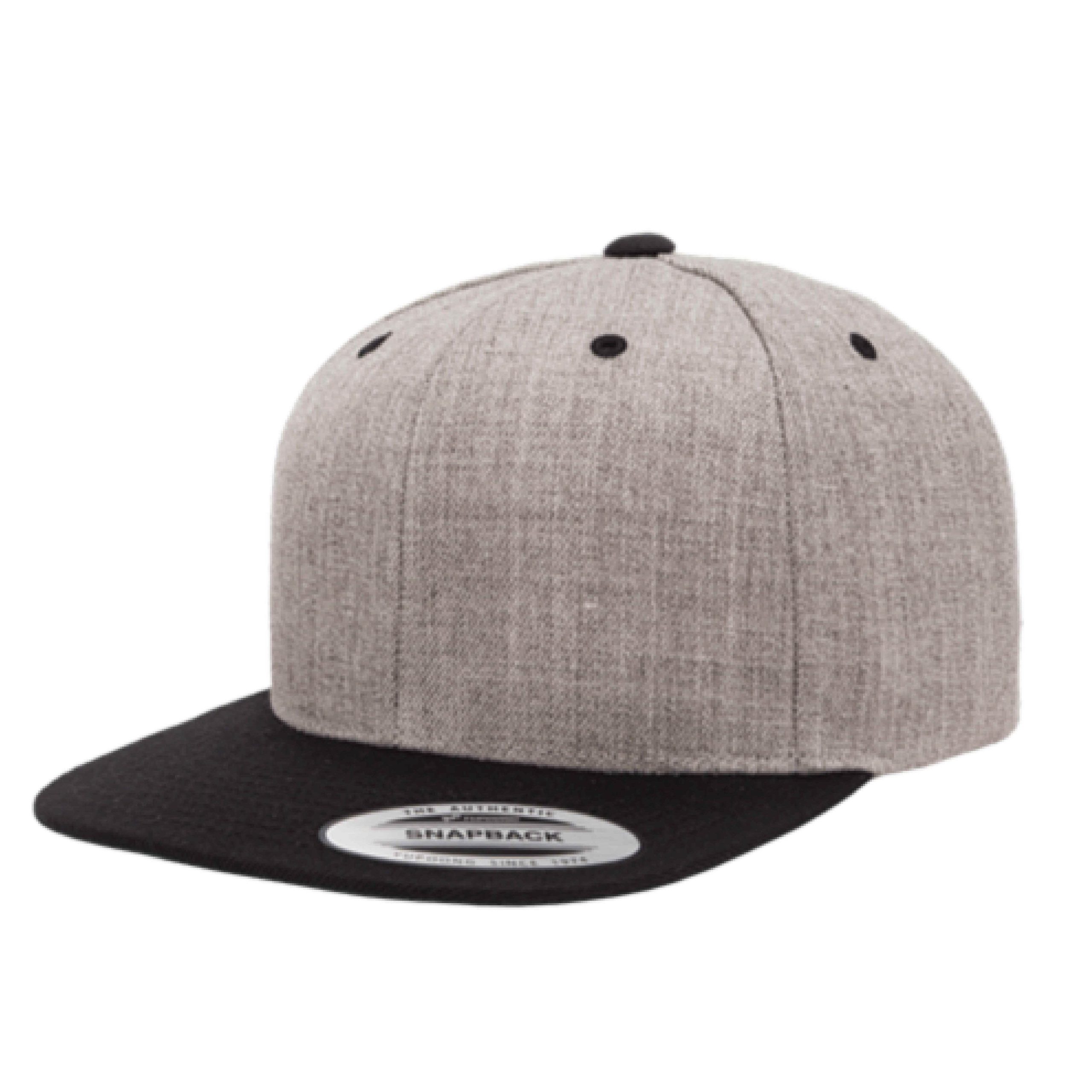Yupoong 6089M YP Classics Premium Flat Bill Snapback Hat with Embroidery 25