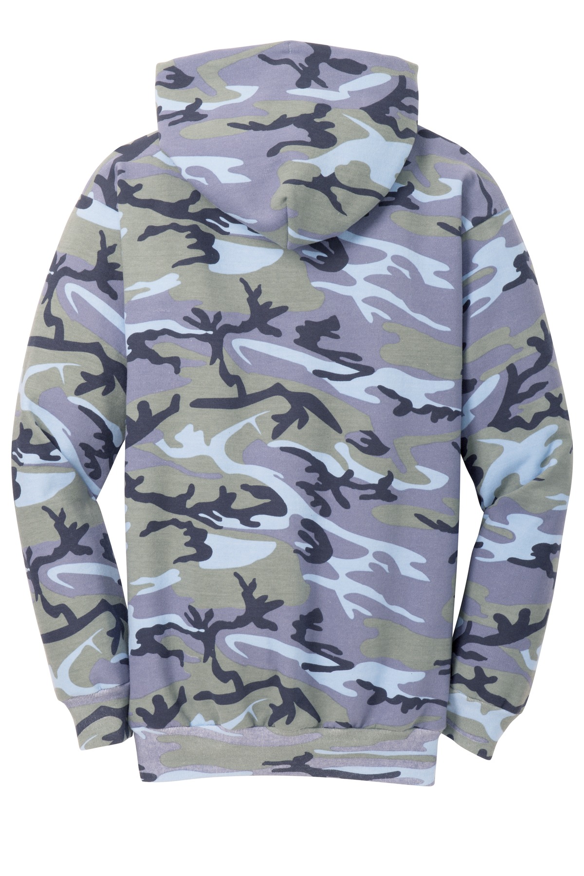 Port & Co Core Fleece Camo Pullover Hooded Sweatshirt. PC78HC 54