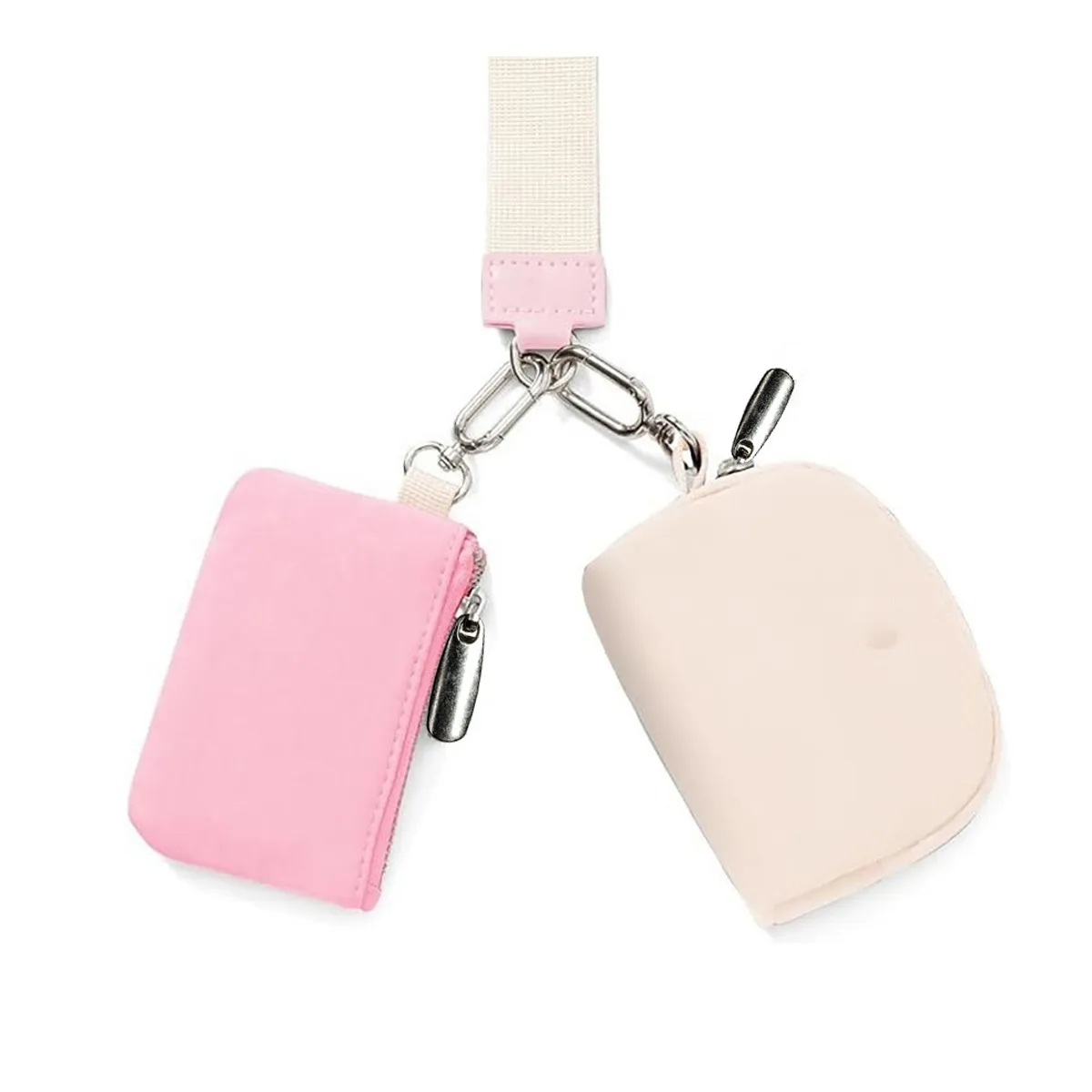 Portable Keychain Wallet Women Detachable Mini Zipper 3