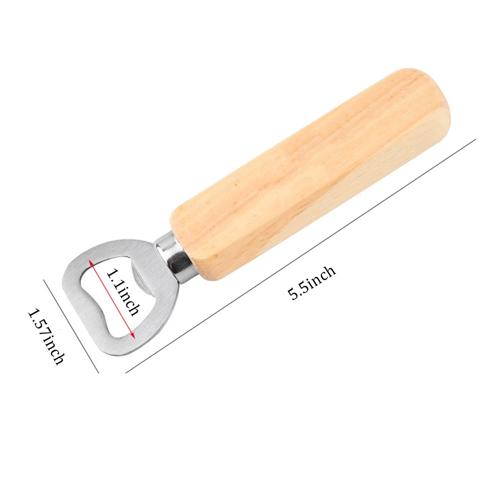 Bottle Opener With Wood Handle 3
