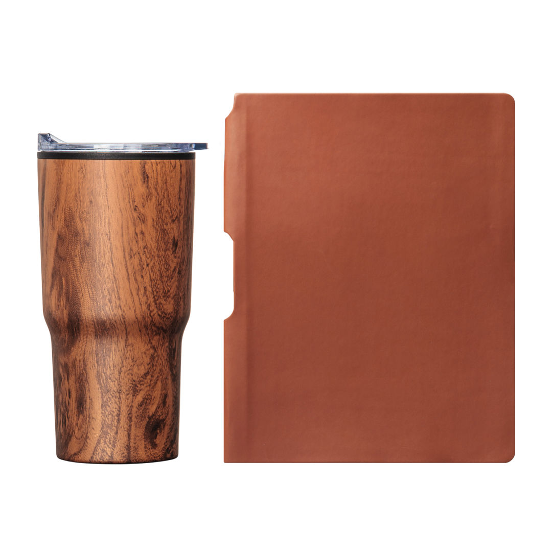 Eccolo® Groove Journal/Bexley Tumbler Gift Set 3