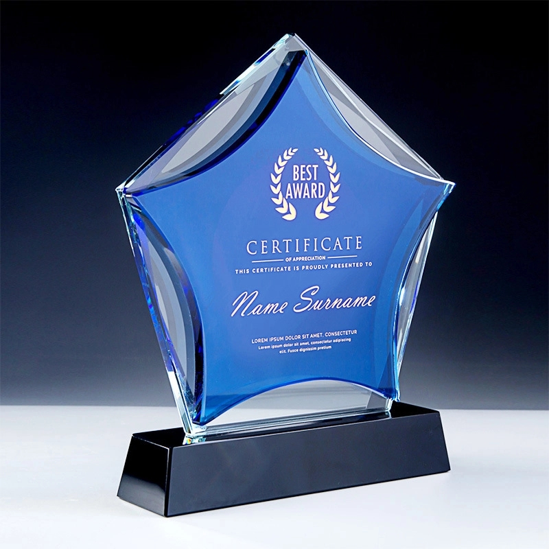 Star shape Crystal Awards 4