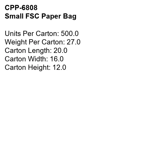 SMALL FSC PAPER BAG 6