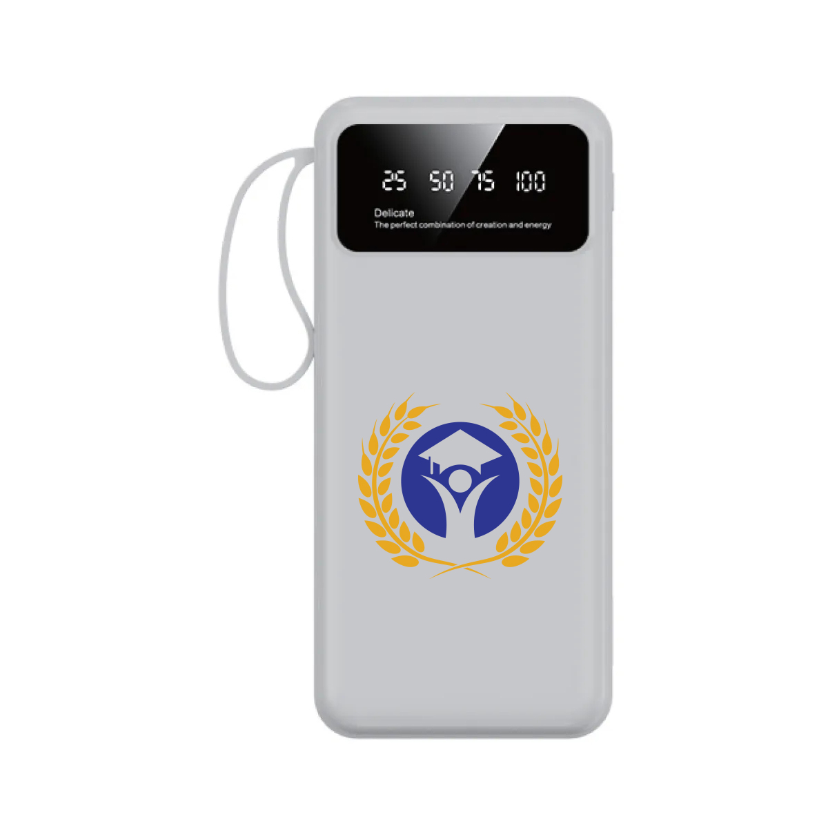 10000mAh Power Bank with Built-In Cables 4