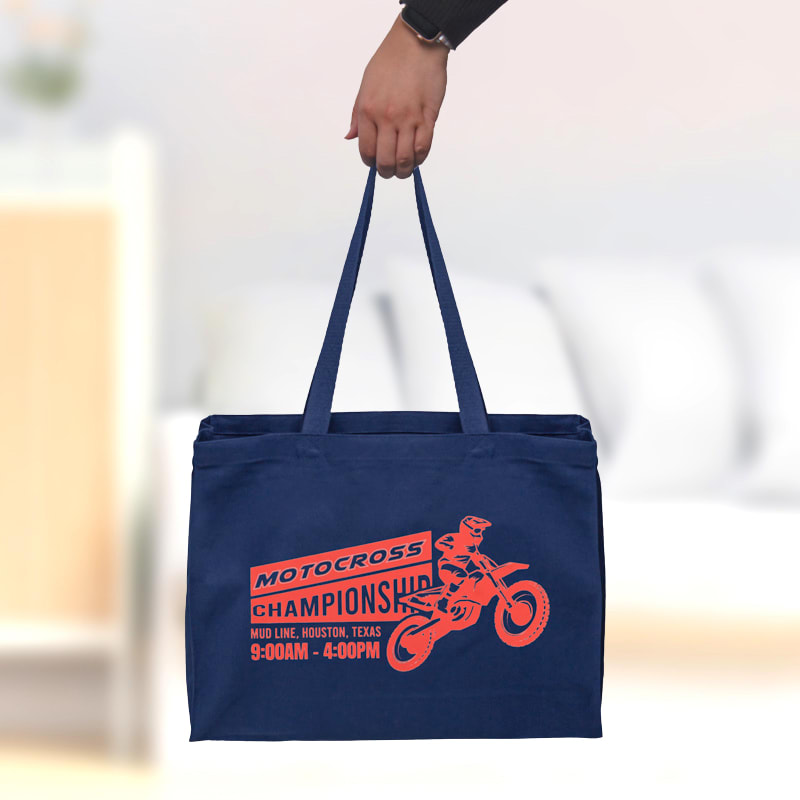 Custom Full Gusset Heavy Canvas Tote Bags, custom tote bag with logo imprint 28
