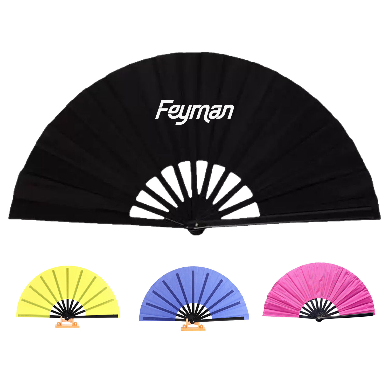 Handheld Plastic Folding Fan 2