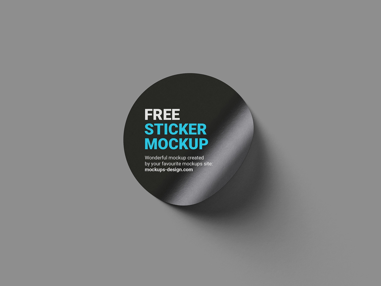 1" ROUND PVC WATER RESISTANT STICKER 8