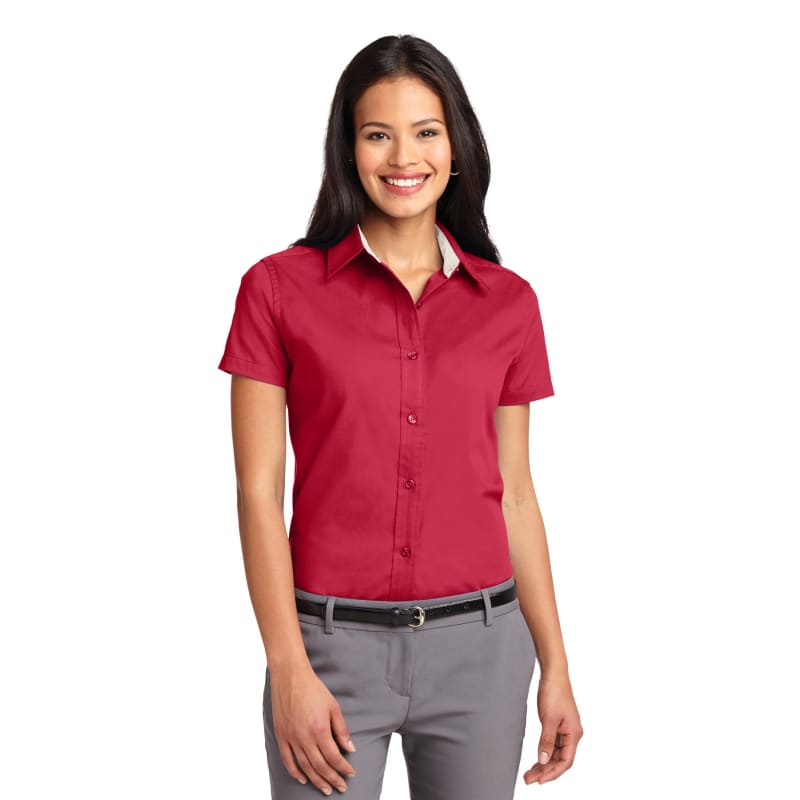 Port Authority Ladies Short Sleeve Easy Care Shirt. 49