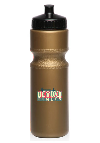 28 oz. Push Cap Plastic Water Bottles 30
