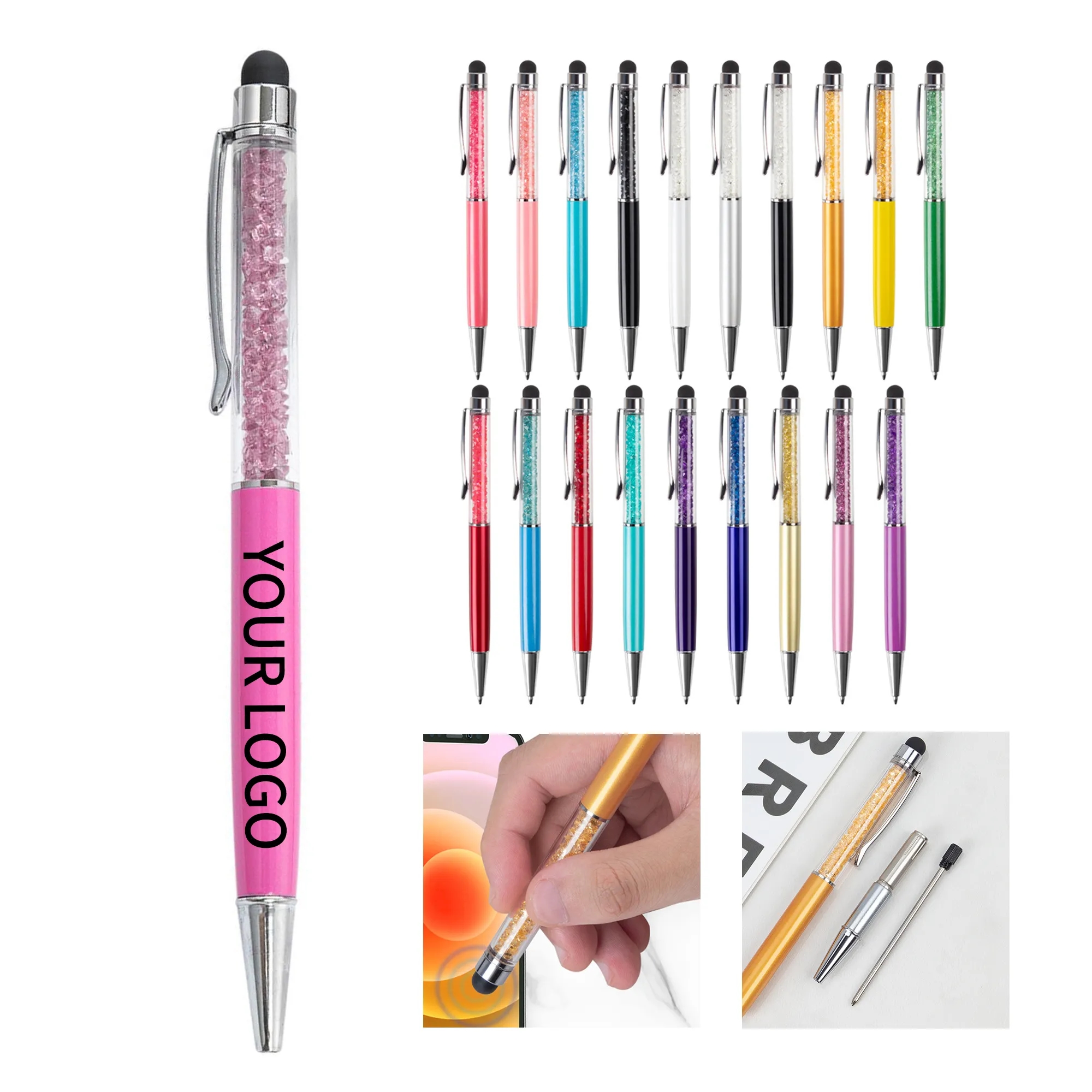 2 in 1 Crystal Stylus and Ballpoint Pen 13