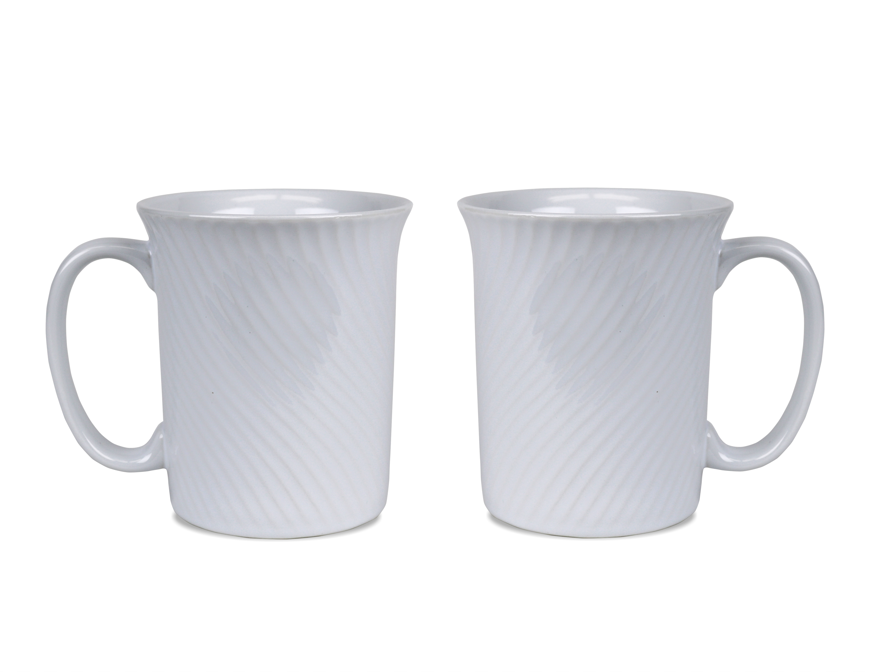 17 Oz. Ripple Ceramic Coffee Mug-Closeout 3