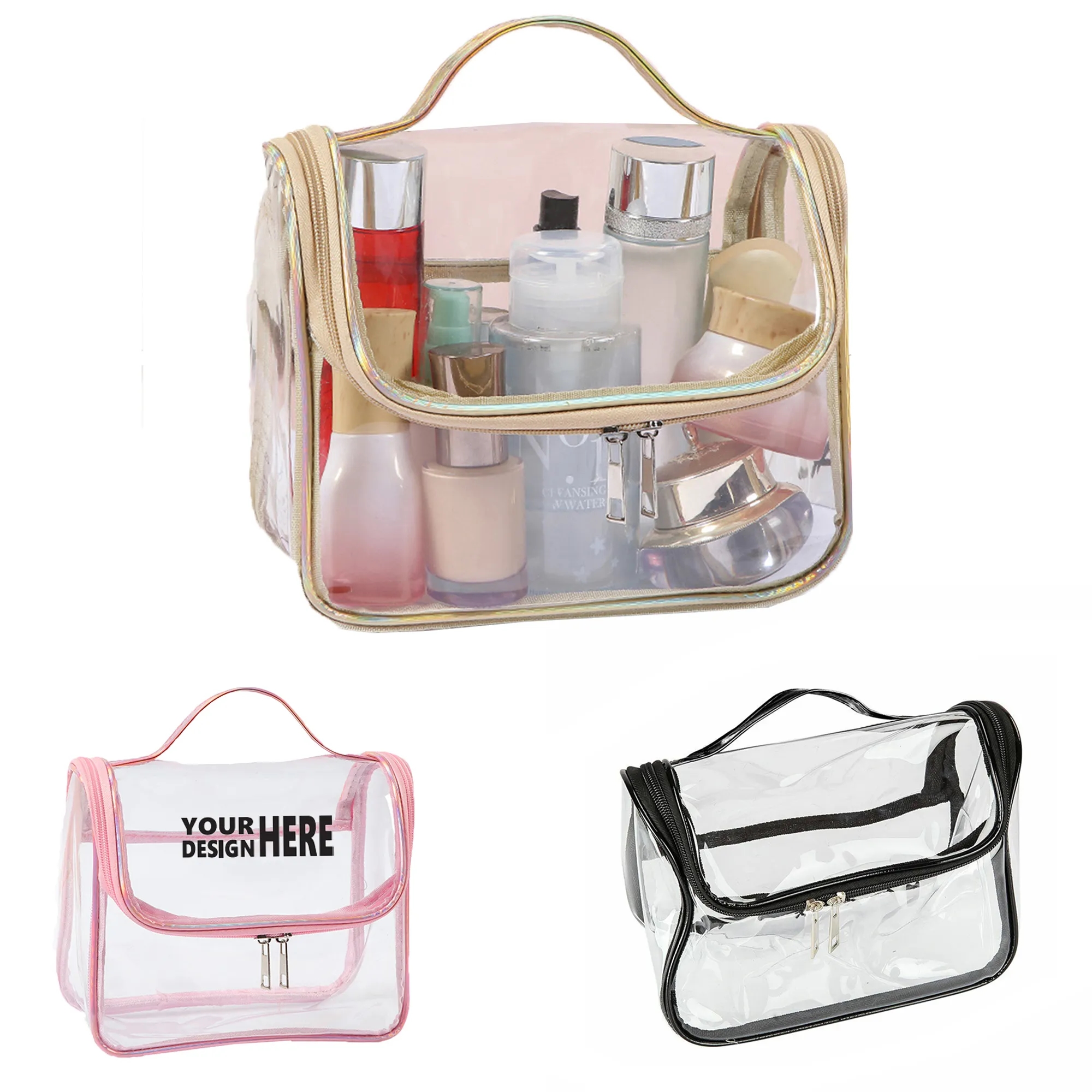 Transparent Portable Waterproof PVC Storage Bag 2