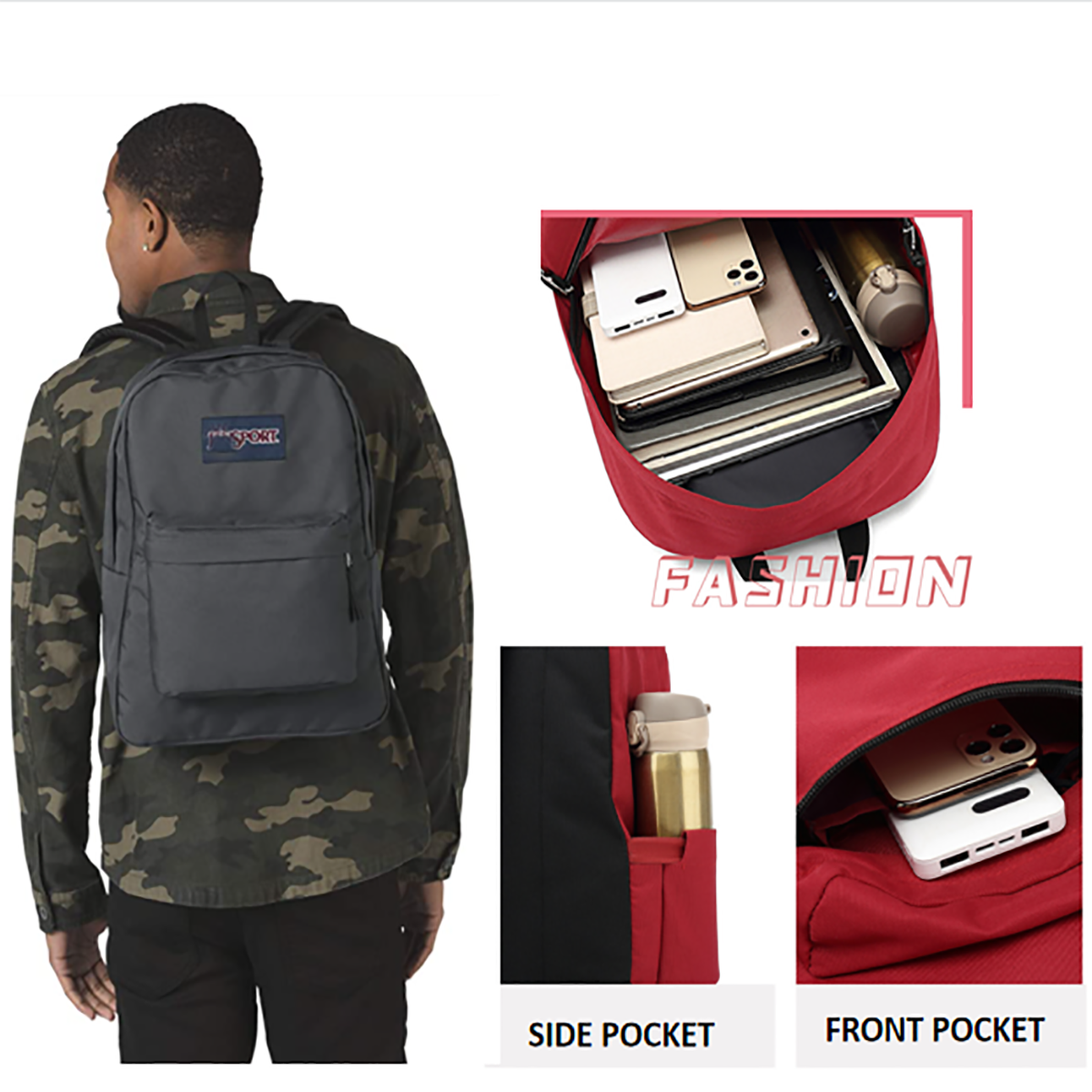 Lightweight School Classic Bookbag 2