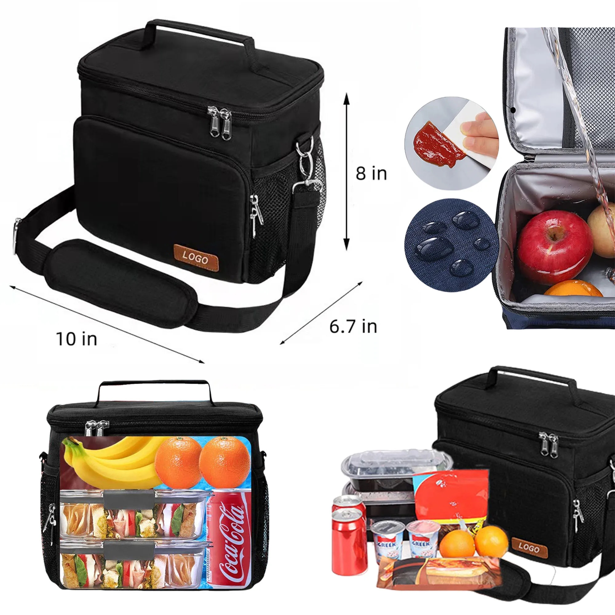 Reusable Insulated Lunch Cooler Bags Box 5