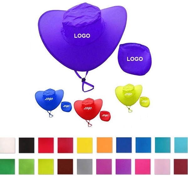 Folding Cowboy Hat With Pouch 1