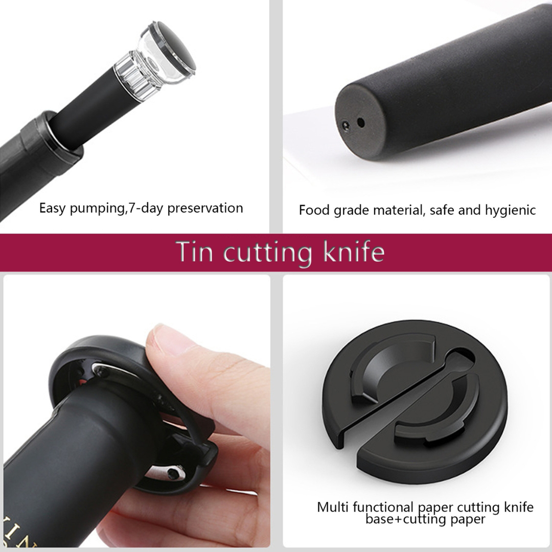 WineVault Wine Opener with Built-In Foil Cutter 1
