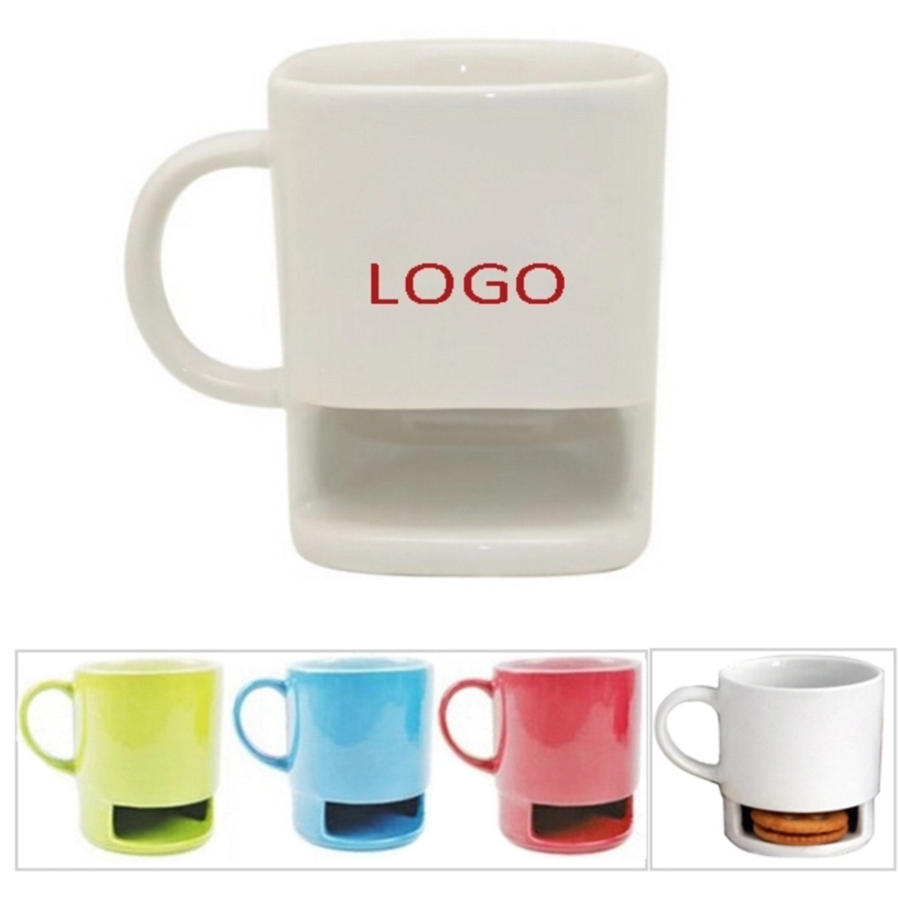 Cookie Storage Ceramic Mug 2