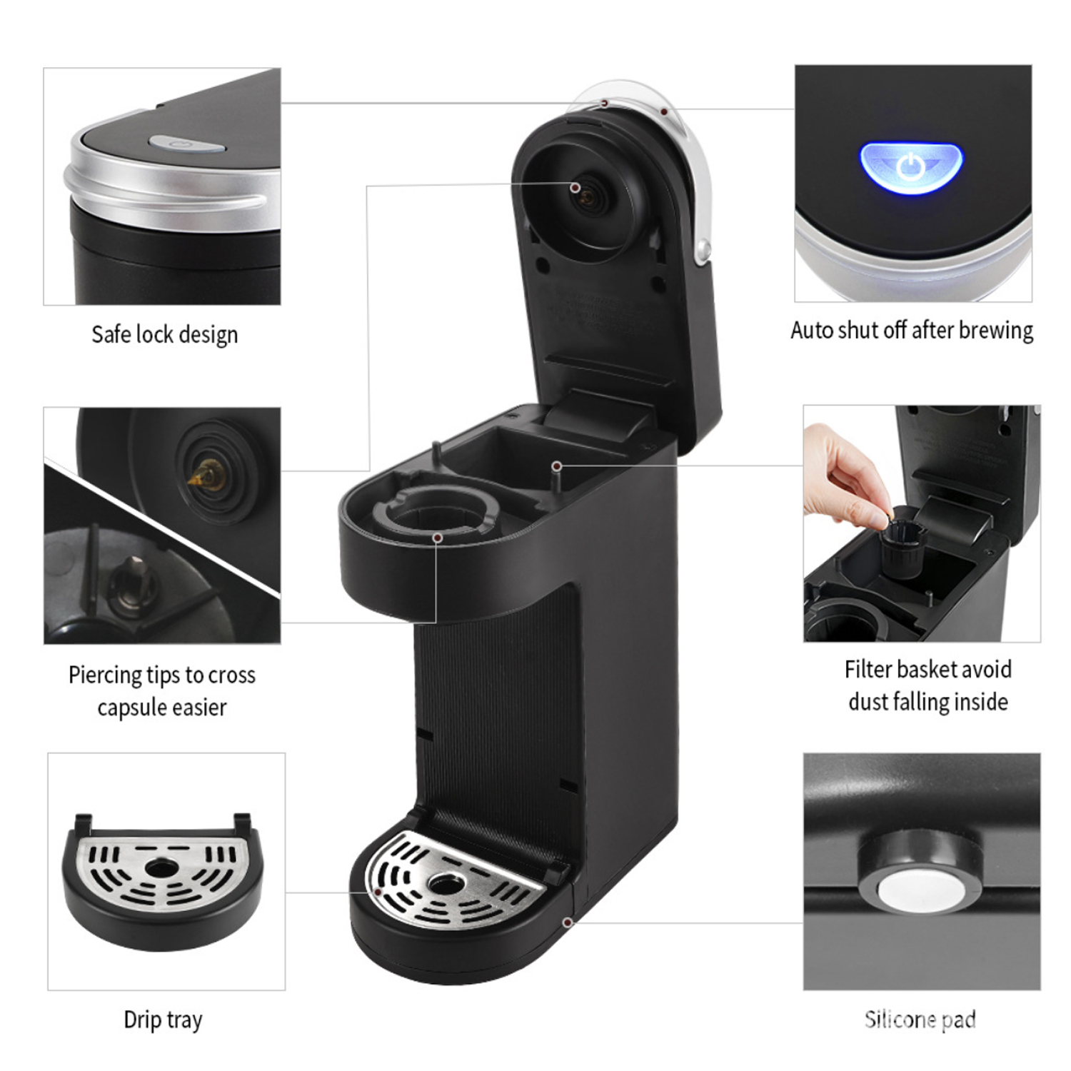 American Kcup capsule coffee maker 4