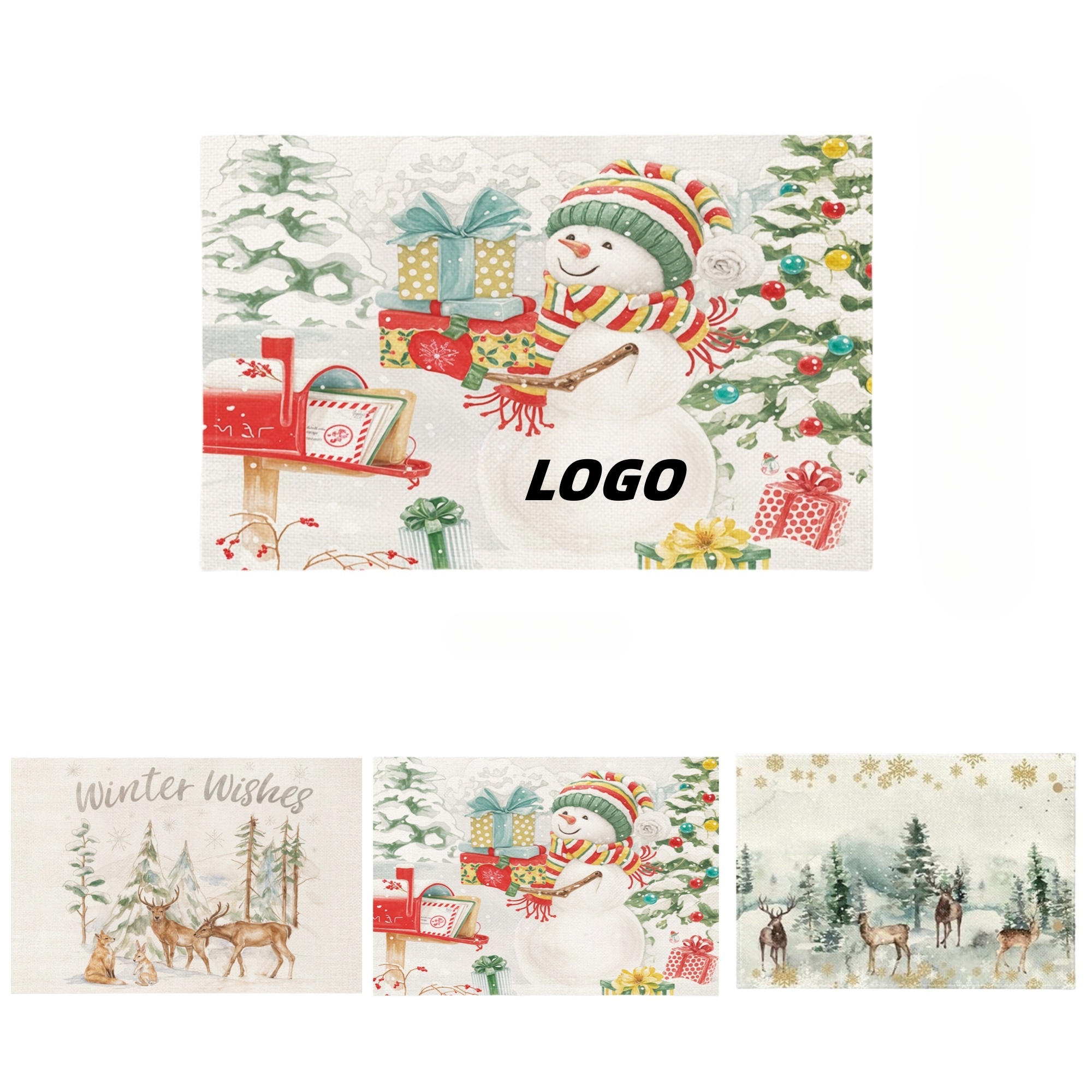 Christmas Placemats For Dining Decoration 5