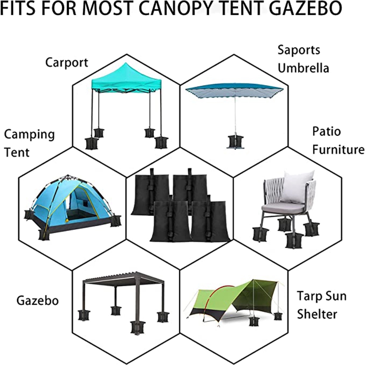 Sand Bags For Canopy Legs 3