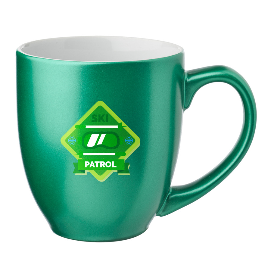 16 oz. Metallic Bistro Coffee Mugs 4