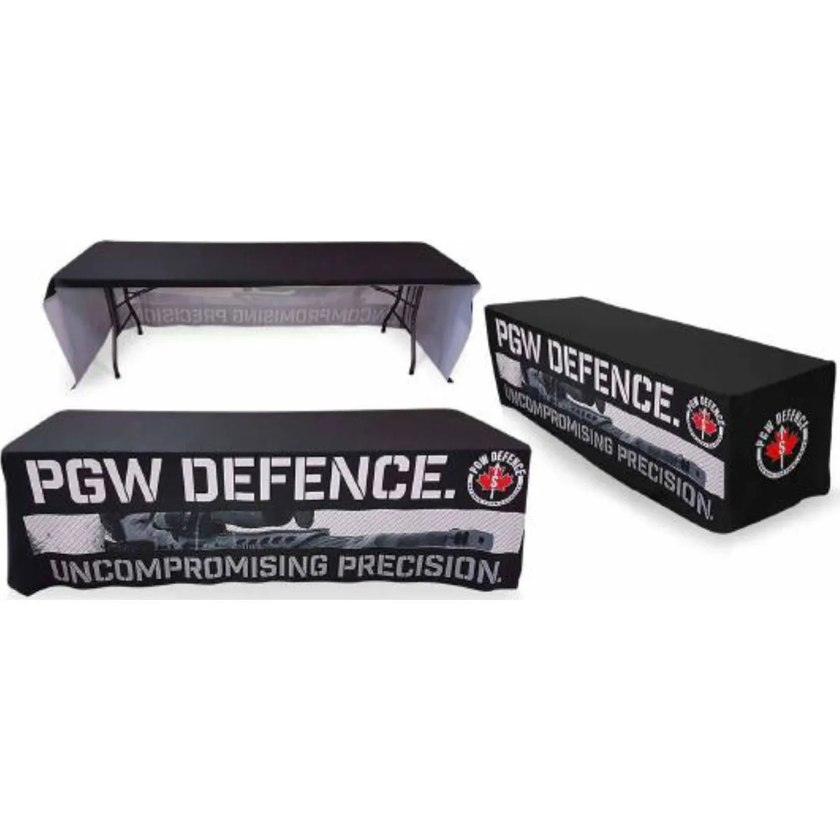 Sublimated Table Throw for 8' Table (Open Back) 2