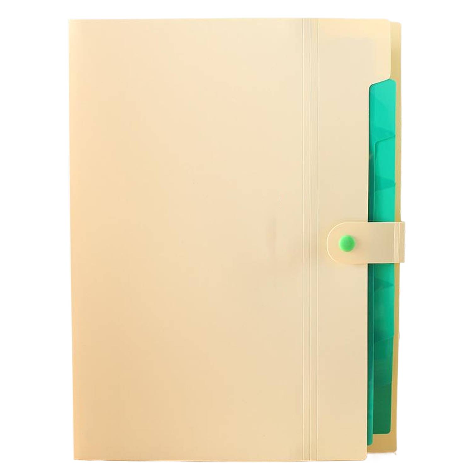 Expanding Accordion File Folders w/ Snap Closure 5