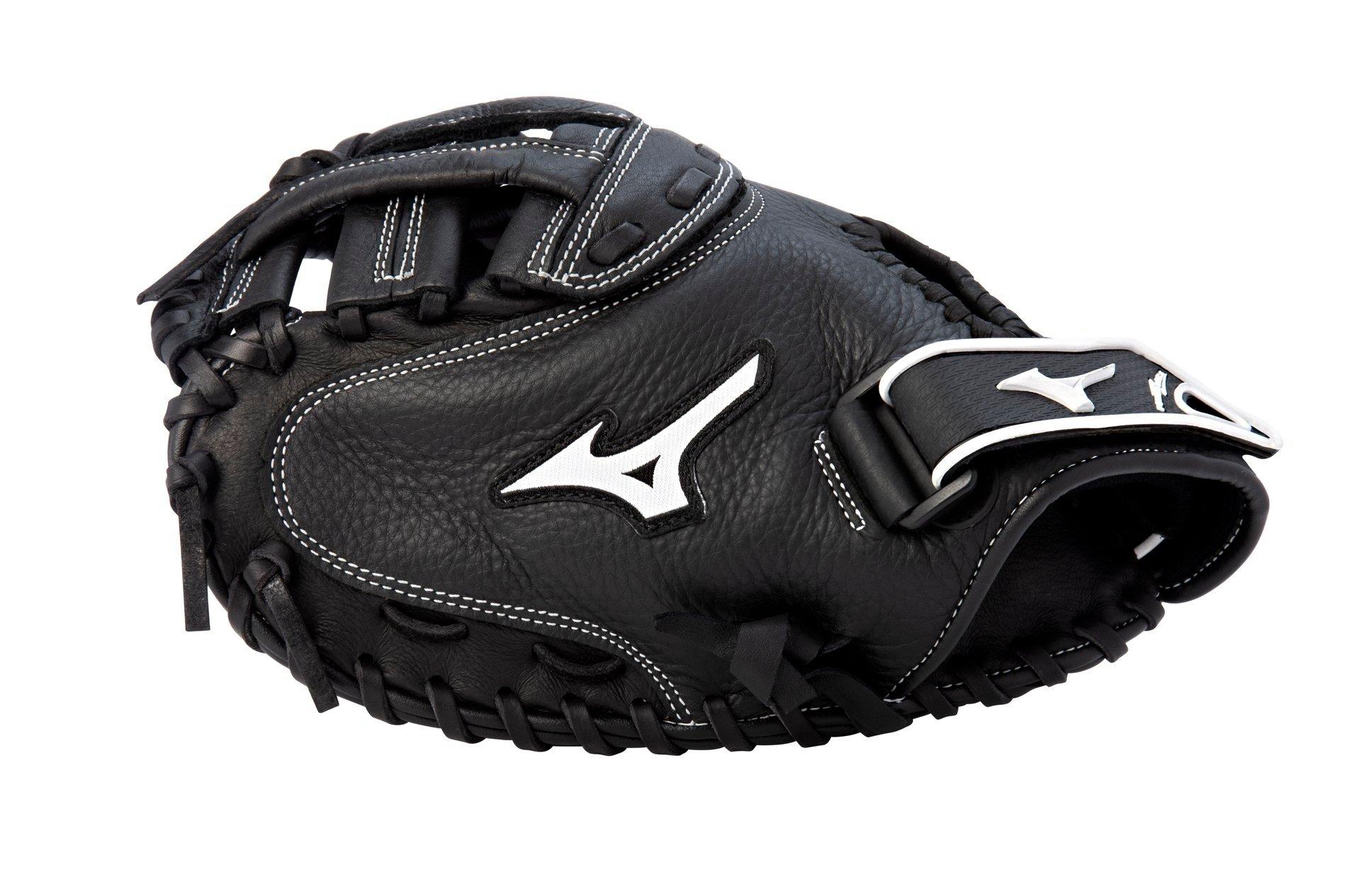 Prospect Series Youth Fastpitch Catcher's Mitt 32.5", H Web, ButterSoft Palm Liner, Full Grain Leat 9