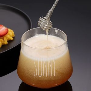 Spring Coil Shaped Honey Dipper Stick Stirrer Stainless Steel 12