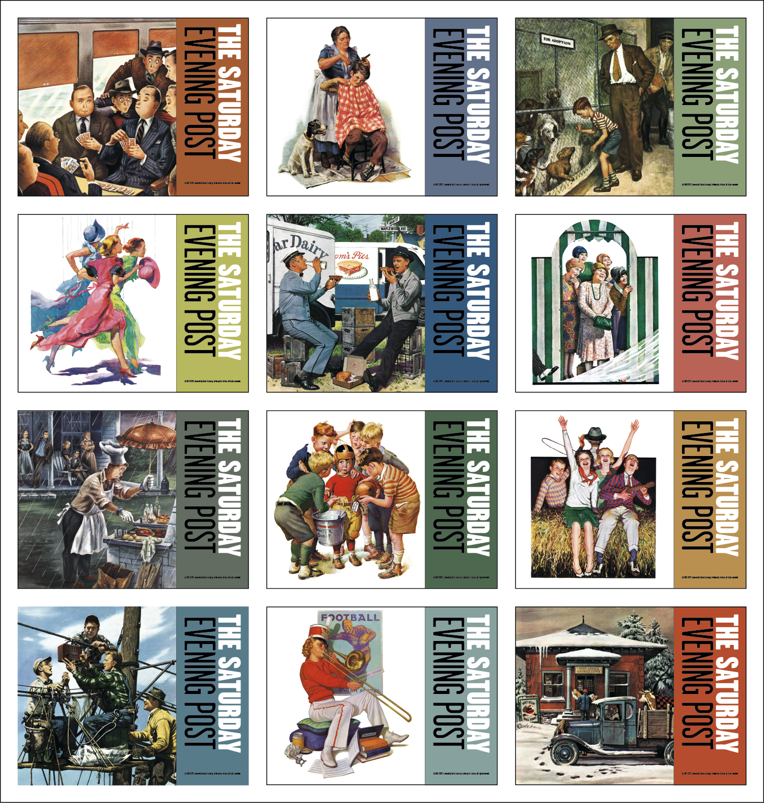 Good Value™ The Saturday Evening Post - Stapled Calendar 4