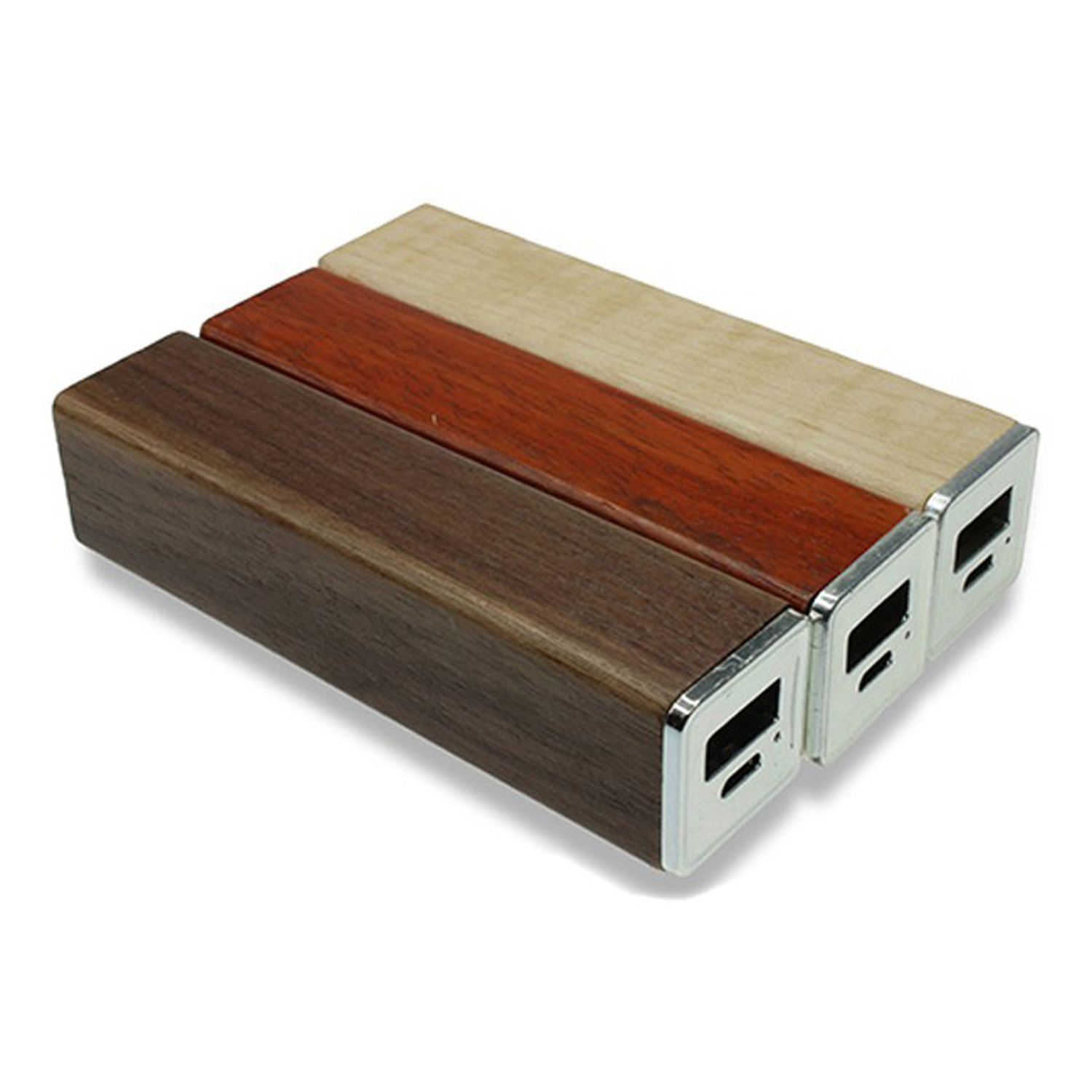 2200 mAh Eco-Friendly Wooden Power Bank 3