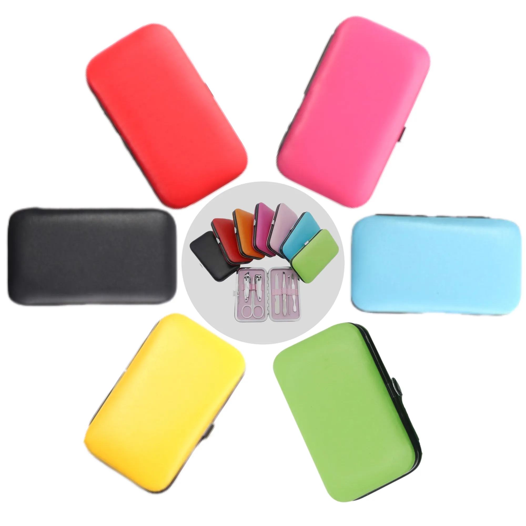 MOQ50 7-in-1 Travel Nail Clipper Tools Manicure Set 2