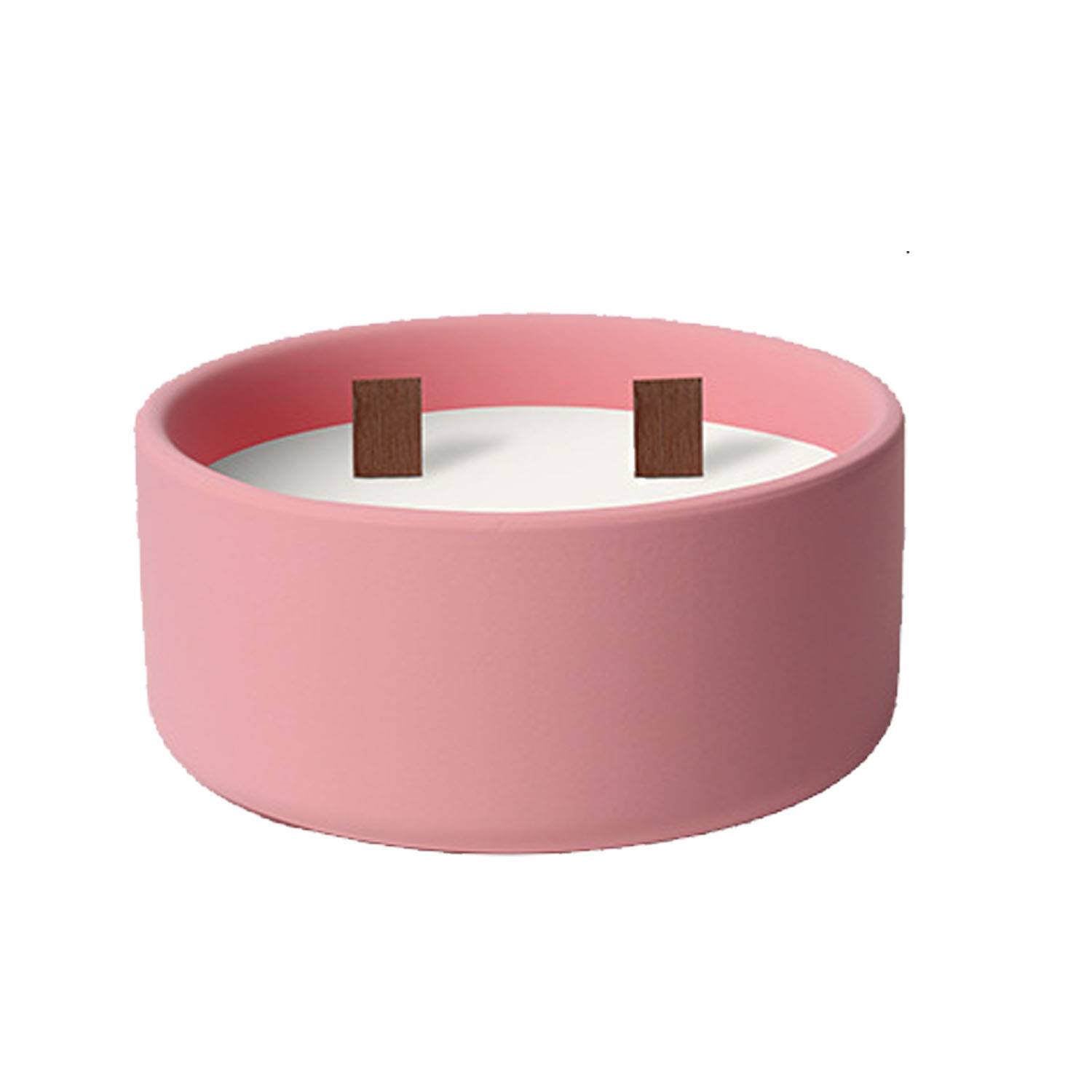 Simple matte ceramic candle container 6