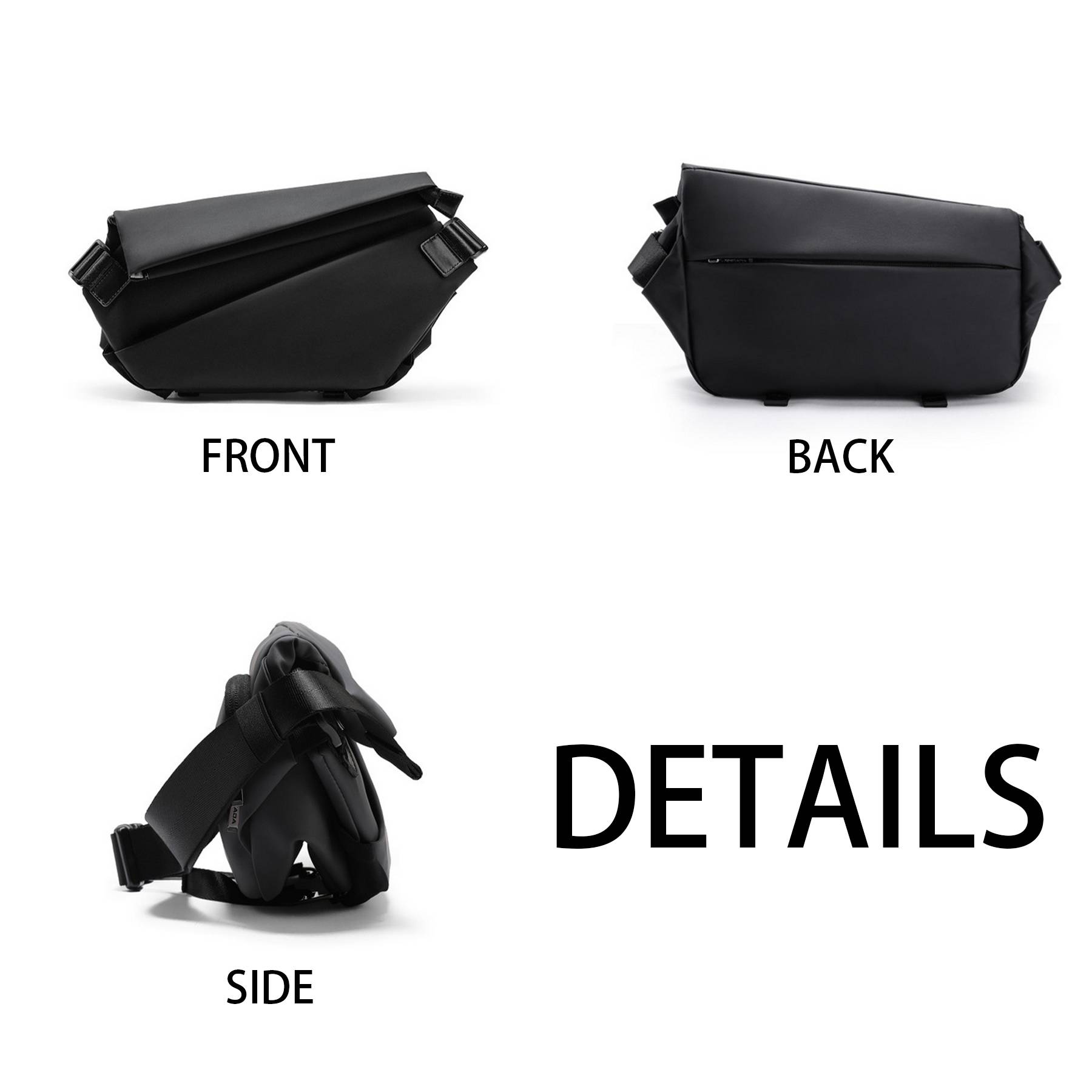 Polyester Casual waterproof cross-body chest bag 4