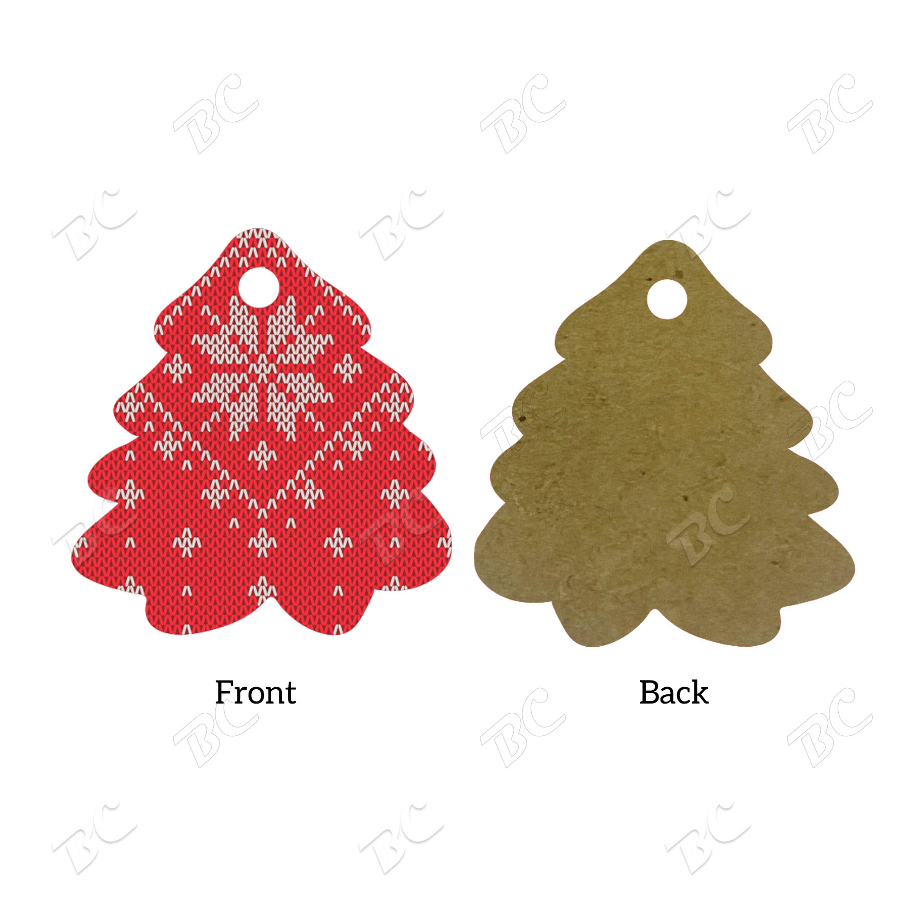 Free Shipping Full Color Christmas Ornament - Tree 29