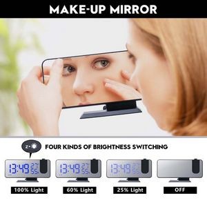 Projection Digital Alarm Clock For Bedroom 5