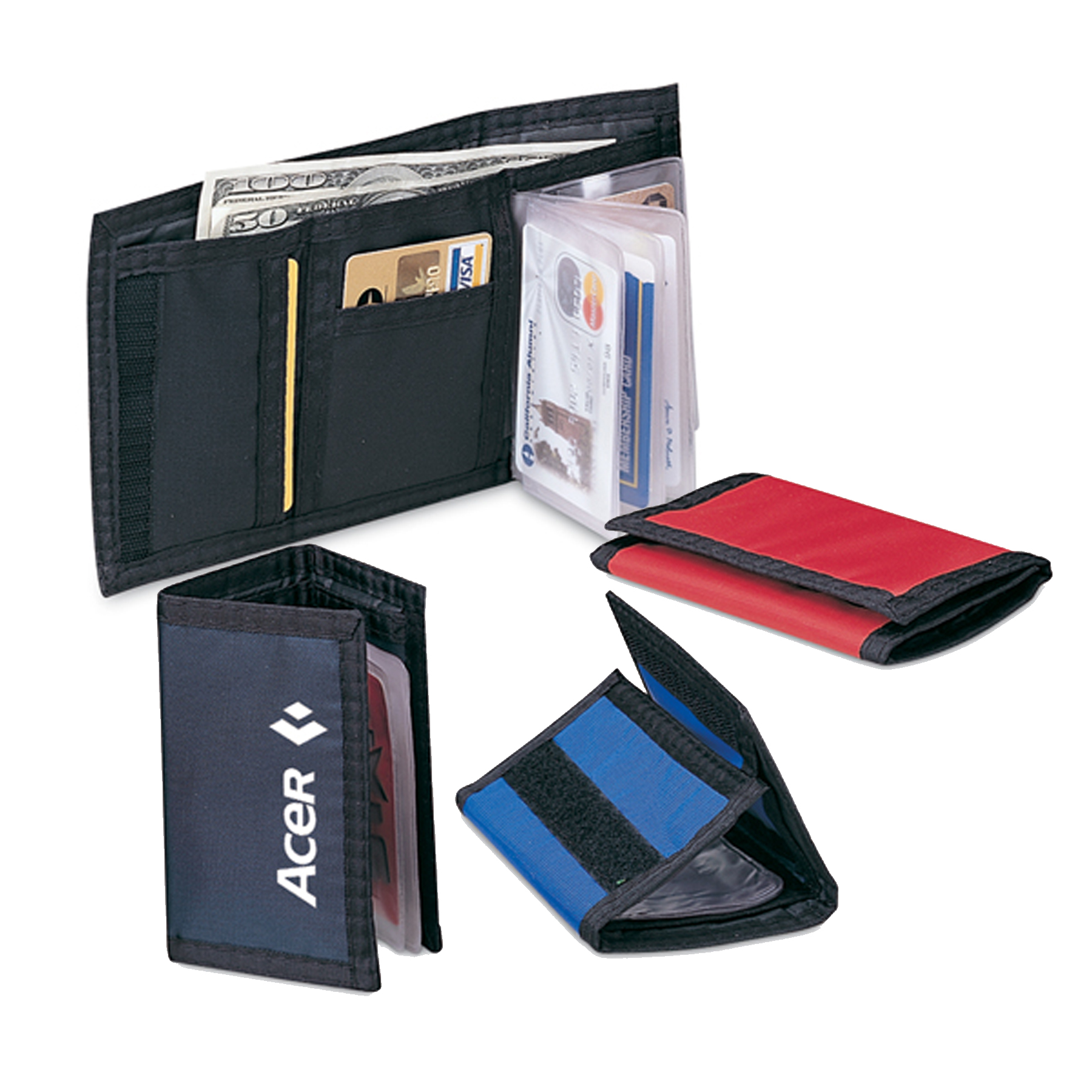 Tr-Fold Wallet with organizer 4