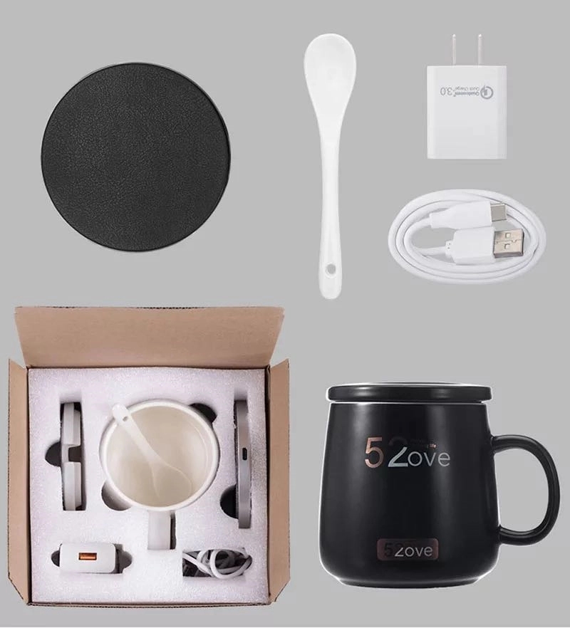 2 in 1 Mug Warmer with Wireless Charger 5