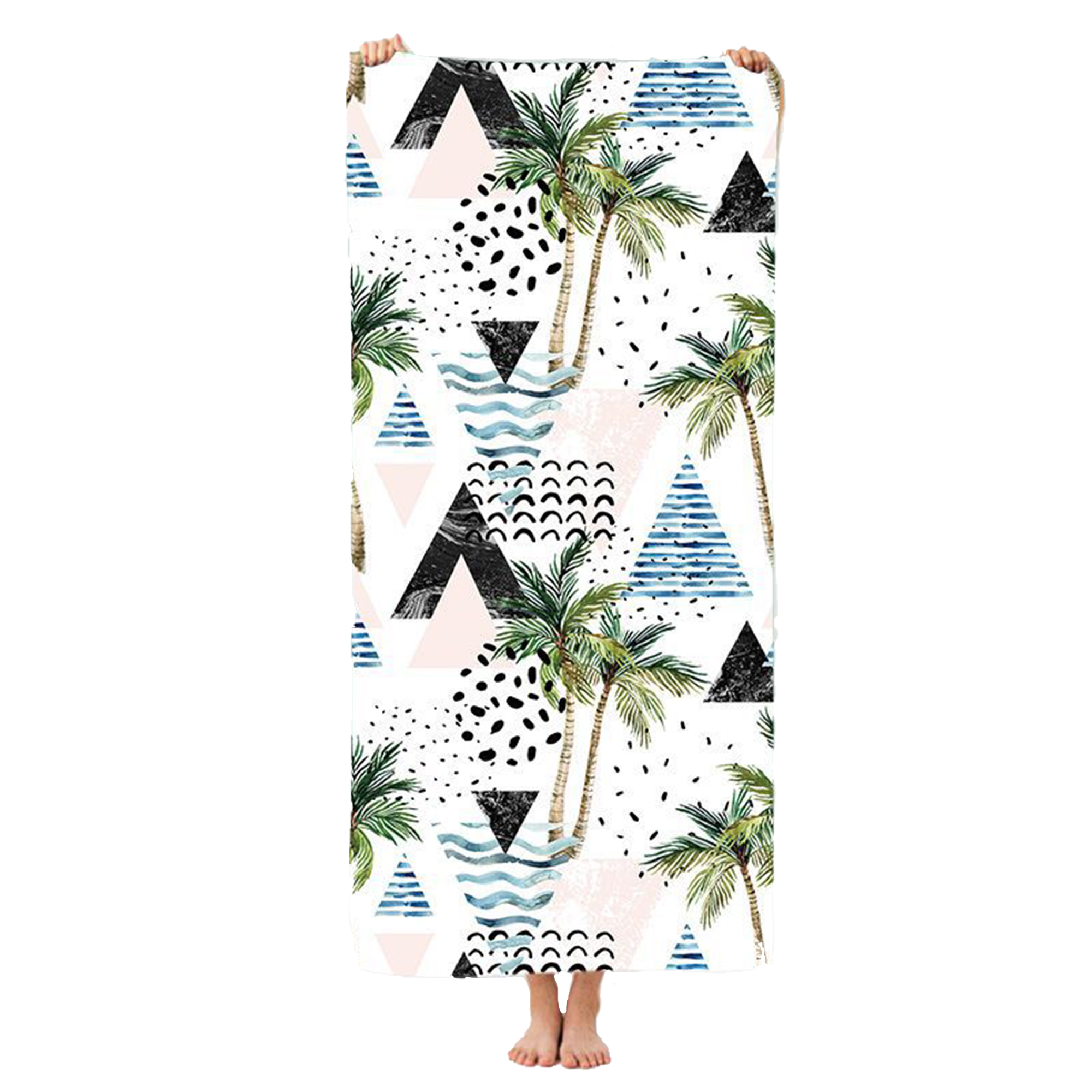 Customizable Quick Drying Microfiber Beach Towel 2