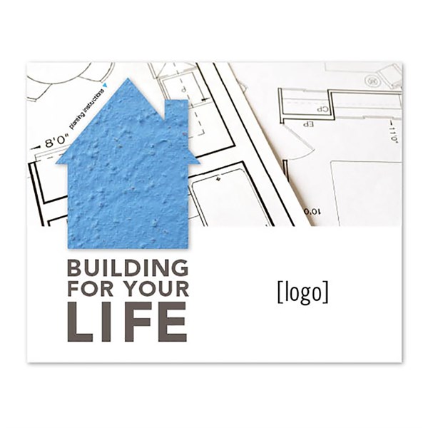 Seed Paper Shape Postcard 4