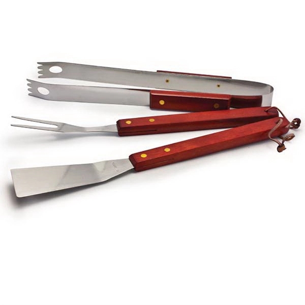 3 pc BBQ Tool Set 1