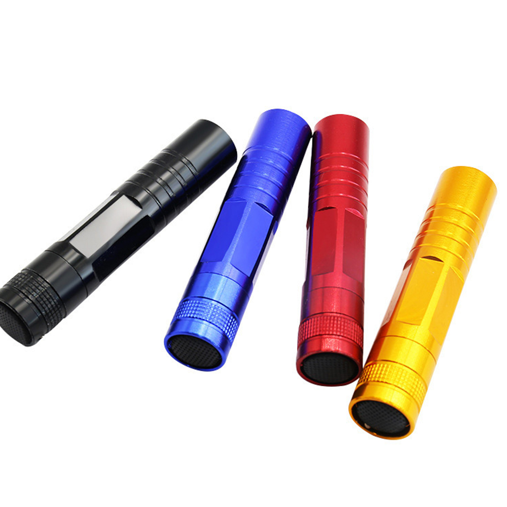AA battery mini portable LED flashlight electric torch 2